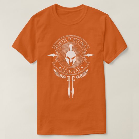 Fortis Fortuna Adiuvat Latin T-Shirt (Design vorne)