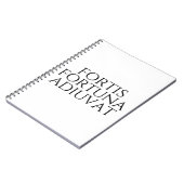 Fortis Fortuna Adiuvat Notizblock (Linke Seite)