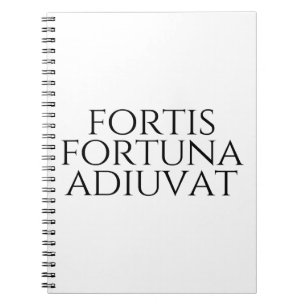 Fortis Fortuna Adiuvat Notizblock