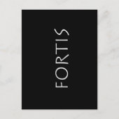 Fortis Postkarte (Vorderseite)
