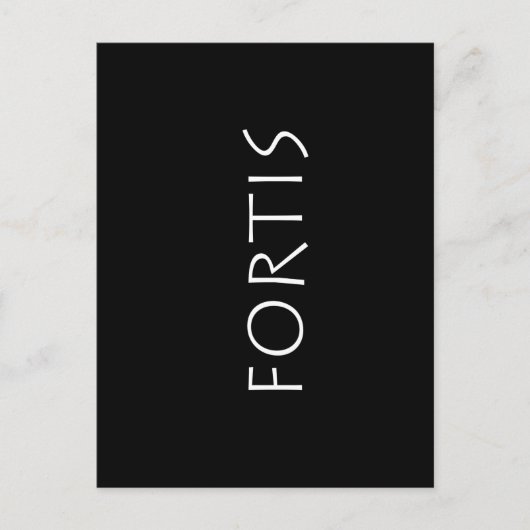 Fortis Postkarte (Vorderseite)