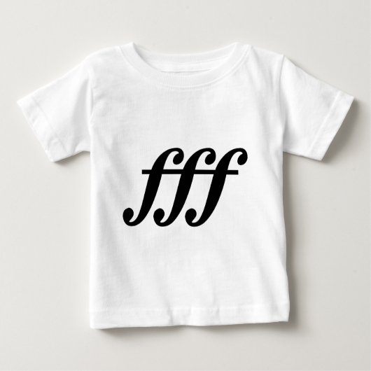 Fortissimo Possibile Baby T-shirt (Vorderseite)