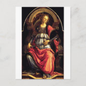 Fortitude by Botticelli Postcard Postkarte (Vorderseite)