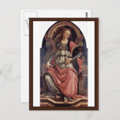 Fortitudo by Botticelli Sandro (beste Qualität) Postkarte (Vorne/Hinten)