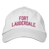 FORTLAUDERDALE BESTICKTE BASEBALLKAPPE (Vorderseite)