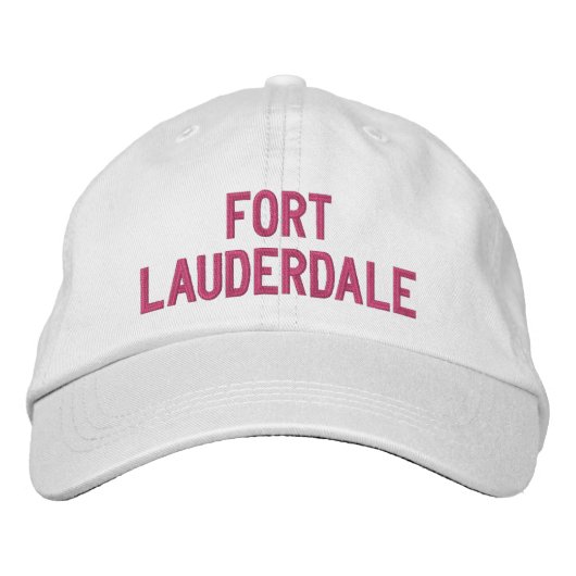 FORTLAUDERDALE BESTICKTE BASEBALLKAPPE (Vorderseite)