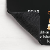 Fortose Intolerant Definition Funny Gnome Coffee Mousepad (Ecke)