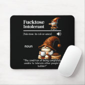 Fortose Intolerant Definition Funny Gnome Coffee Mousepad (Mit Mouse)