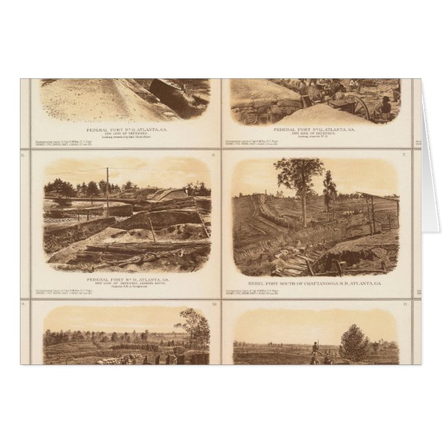 Forts, batteries, Atlanta, Ga (Vorderseite (Horizontal))