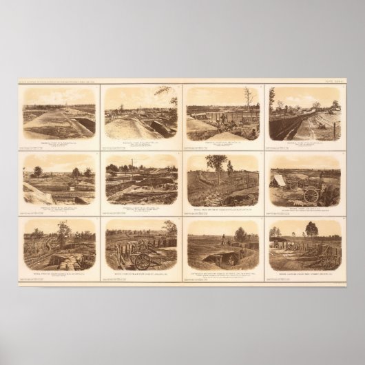 Forts, batteries, Atlanta, Ga Poster (Vorne)