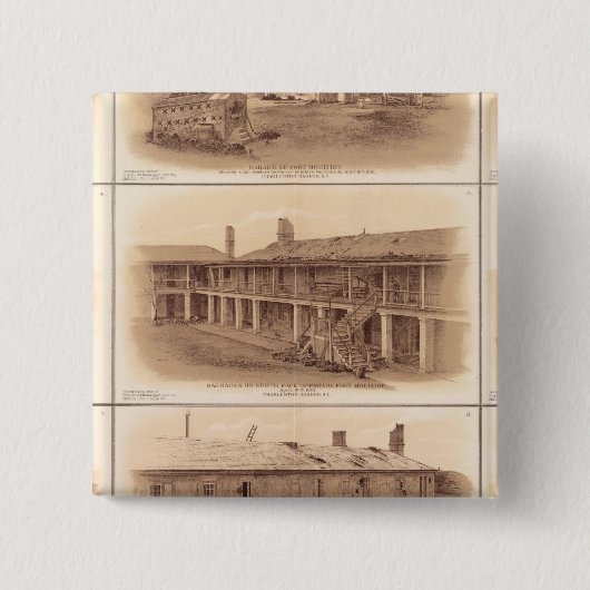 Forts Sumter & Moultrie Button (Vorderseite)