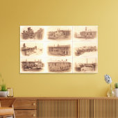 Forts Sumter & Moultrie Leinwanddruck (Insitu (Wohnzimmer))