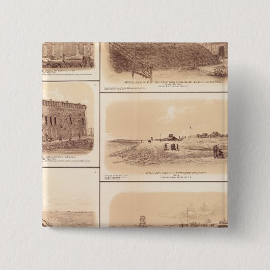 Forts Sumter & Moultrie, Sullivan's Island Button (Vorderseite)