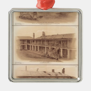 Forts Sumter u. Moultrie Silbernes Ornament