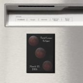 Fortschreiten des Lunar-Eclipses insgesamt Magnet (In Situ (Geschirrspüler))