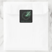 Fortschritt braucht Handeln Quadratischer Aufkleber (Tasche)