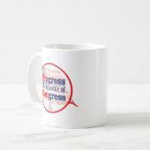Fortschritt. Das Gegenteil des Kongresses Kaffeetasse (Vorderseite Links)