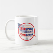 Fortschritt. Das Gegenteil des Kongresses Kaffeetasse (Links)