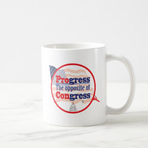 Fortschritt. Das Gegenteil des Kongresses Kaffeetasse