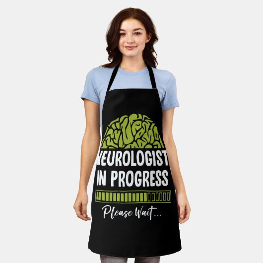 Fortschritt des Neurologen Bitte warten Sie auf Ne Schürze (Getragen)