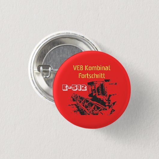 Fortschritt Design DDR Button (Vorne & Hinten)