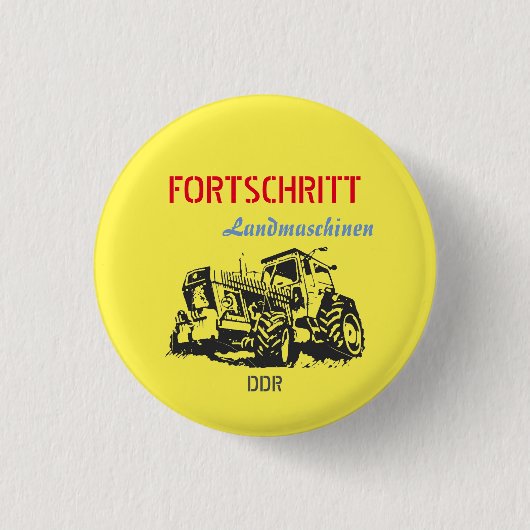 Fortschritt Design DDR Button (Vorderseite)