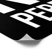 Fortschritt ist Konsistenz gegen Perfektion, Fitne Poster (Ecke)