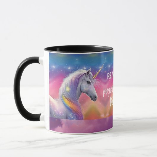Fortschritt ist nicht immer sichtbar Rainbow Unico Tasse (Links)