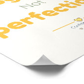 Fortschritt | Kinder-Affirmationsposter Poster (Ecke)