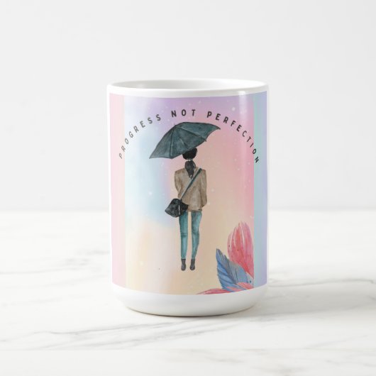 Fortschritt nicht perfekt kaffeetasse (Mittel)