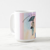 Fortschritt nicht perfekt kaffeetasse (Vorderseite Links)