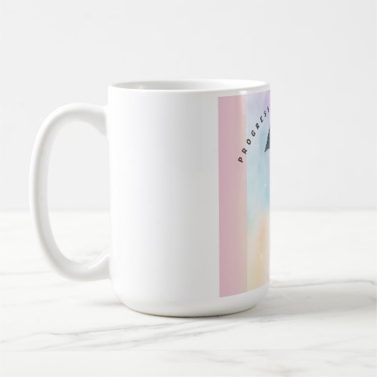 Fortschritt nicht perfekt kaffeetasse (Links)