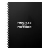 Fortschritt nicht perfekt notizblock (Vorderseite)