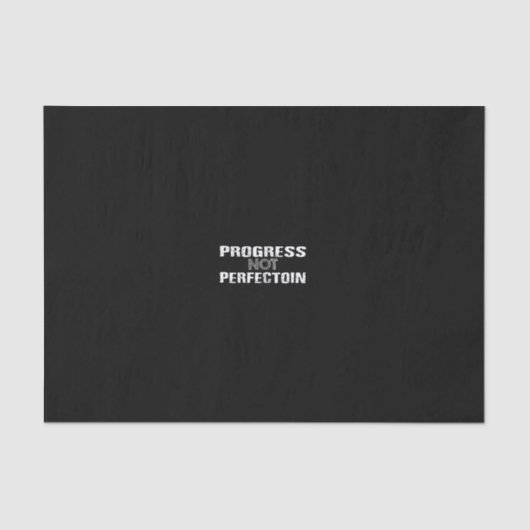 Fortschritt nicht perfekt seidenpapier (Vorderseite)