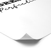 Fortschritt nicht Perfektion Depression und Suizid Poster (Ecke)