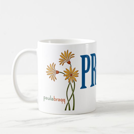 Fortschritt, nicht Perfektion! (Erholungszitat) Kaffeetasse (Links)