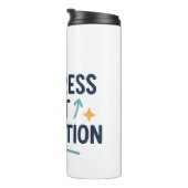 Fortschritt, nicht Perfektion Thermosbecher (Nach rechts gedreht)