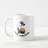 Fortschritt.no Wie langsamer Aufkleber Kaffeetasse (Links)