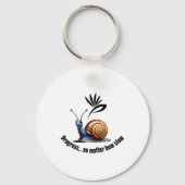 Fortschritt.no Wie langsamer Aufkleber Schlüsselanhänger (Vorderseite)