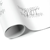 Fortschritt Statt Perfektion Geschenkpapier (Rolleneckpunkt)