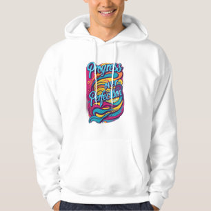 Fortschritt über Perfektion. Hoodie
