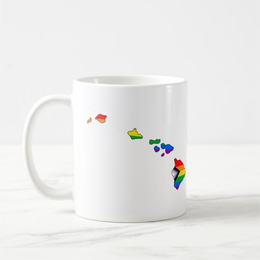 Fortschritte bei der LGBTQ-Staatsstolz-Entwicklung Kaffeetasse (Links)