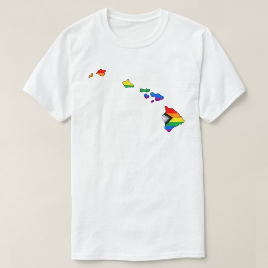Fortschritte bei der LGBTQ-Staatsstolz-Entwicklung T-Shirt (Design vorne)