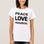 Fortschritte bei der Liebe des Freizügigkeitsprote T-Shirt (Vorderseite)