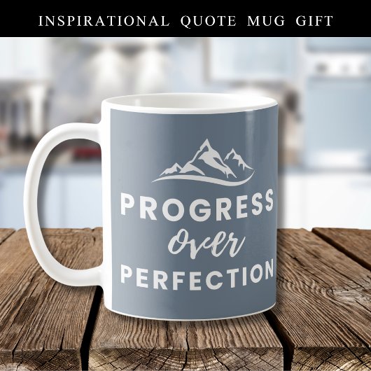 Fortschritte bei der Perfektion des Gebirgsangebot Kaffeetasse