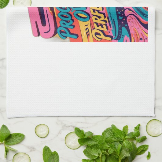 Fortschritte bei der Perfektion Geschirrtuch (Gefaltet)