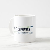 Fortschritte bei der Perfektion Kaffeetasse (Vorderseite Links)