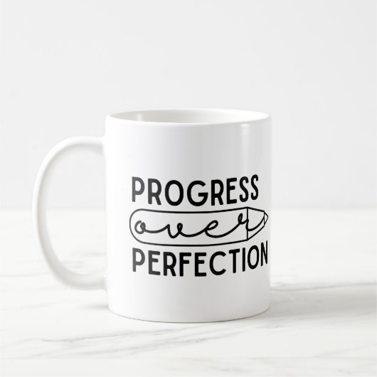 Fortschritte bei der Perfektion Kaffeetasse (Links)