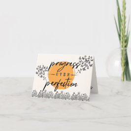 Fortschritte bei der Perfektionierungsmerkkarte Dankeskarte