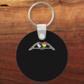 Fortschritte beim Herzstolz der Knochen Schlüsselanhänger (Vorderseite)